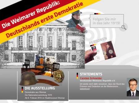 Die Weimarer Republik – die Website zur Ausstellung